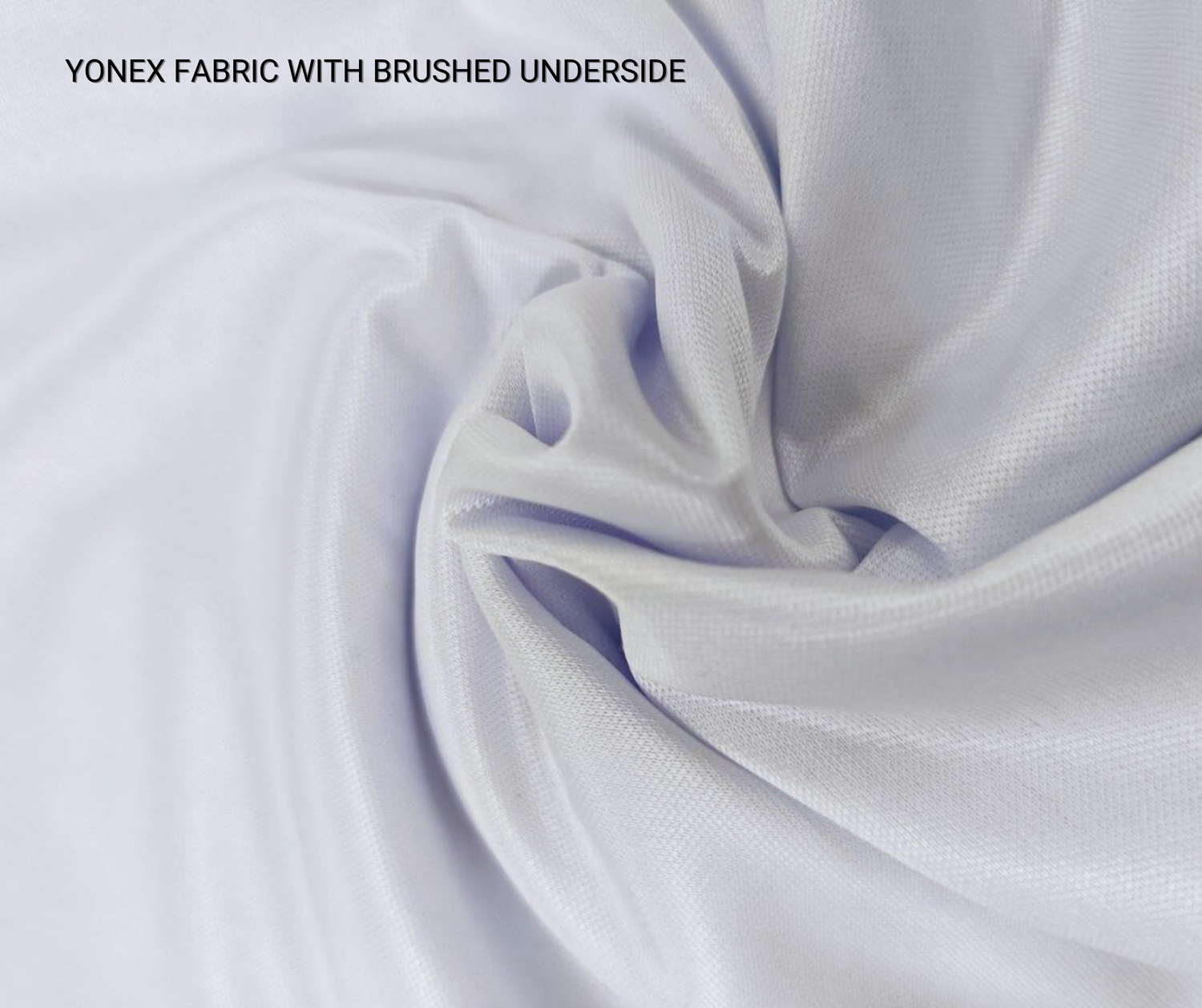 Cotton blend fabric ideal for embroidered polo shirts