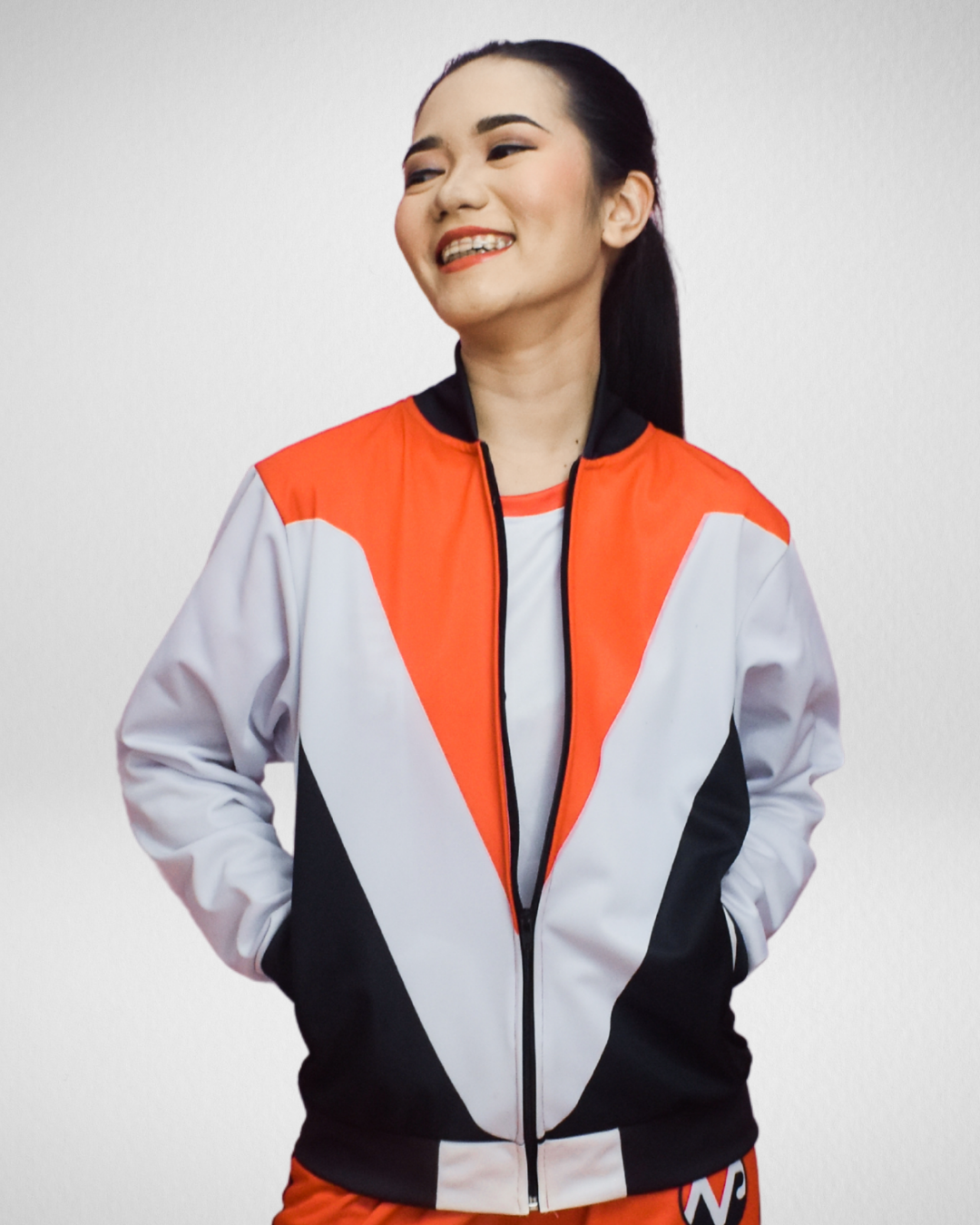 Sublimated Sports Jacket–Premium Yonex Polyester Fabric front view