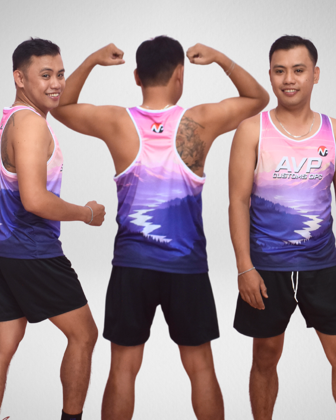 Full sublimated sports uniform – front view