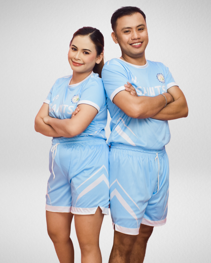 AVP custom volleyball uniform worn by athlete